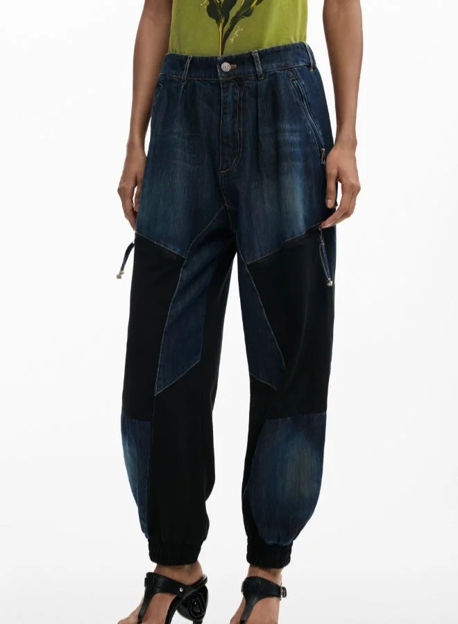 ديسيجوال بنطلون جينز رقع